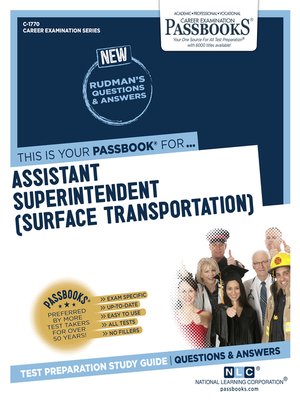 cover image of Assistant Superintendent (Surface Transportation)
